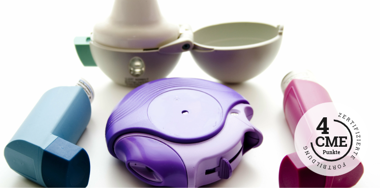 4777-Titelbild CME-Fortbildung zu Diagnostik und Therapie des Asthma bronchiale mit Pharmakologie und klinischer Anwendung inhalativer Kortikosteroide